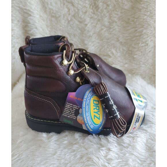 CAROLINA LEATHER STEEL TOE USA #508 METATARSAL MET GUARD Men 4.5D Women 6.5D New main image 8